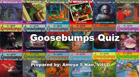 Goosebumps Quiz