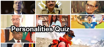 India Quiz 74: Personalities Quiz