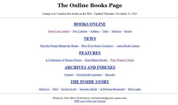 Online Books Page (UPenn)
