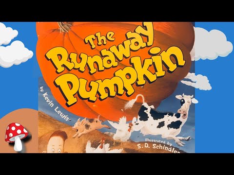 The Runaway Pumpkin Read Aloud stories for kids rhyming Fall Halloween books