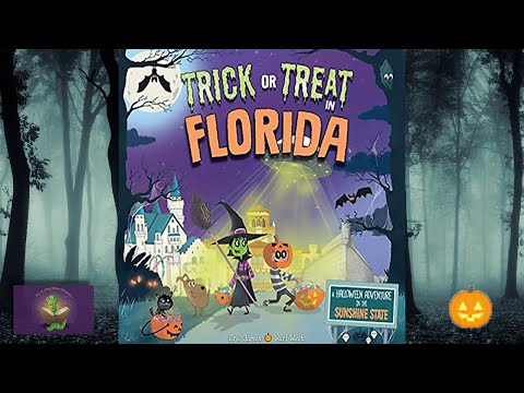 TRICK OR TREAT IN FLORIDA read aloud - Kids Halloween book read along Kids picture book Florida