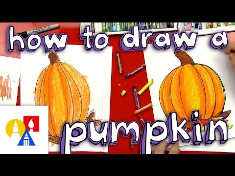 How To Draw A Pumpkin And Color