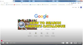 How to Search Library Catalogue